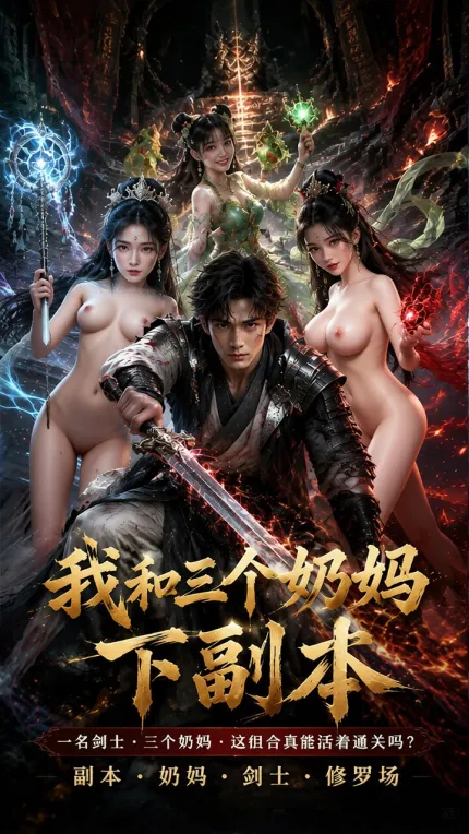 我和三个奶妈下副本 AI成人短剧 完整版 第1-6集