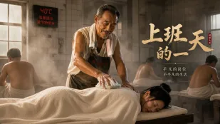 搓澡大爷上班的一天 猥琐大爷已搓澡名义抚摸美女全身 抠弄发情后深吻调情