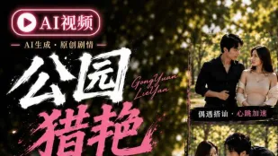 黄果/黄豆AI短剧 公园猎艳
